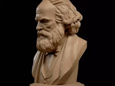Karl Marx Bust  3D print model