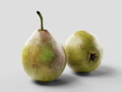 Pear - 3D Scan - Low Poly 3D Model Low-poly 3D model