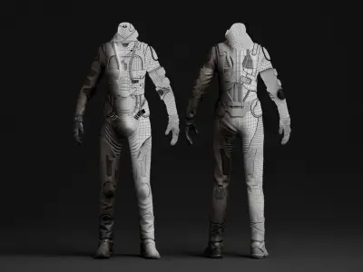 Dune Stillsuit 3D model