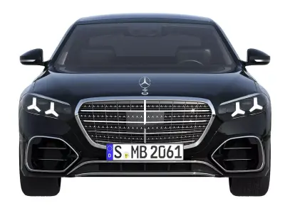 2027 Mercedes-Benz S-Class W223 3D model