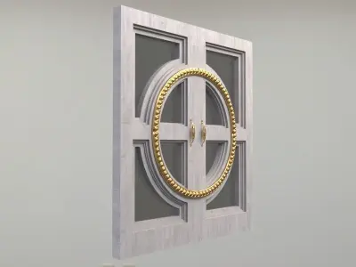 Wood Door Collections 3D model