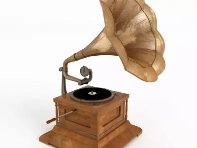 Gramophone 3D model