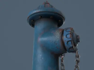 Hydrant Common Enviroment Assets Low-poly 3D model