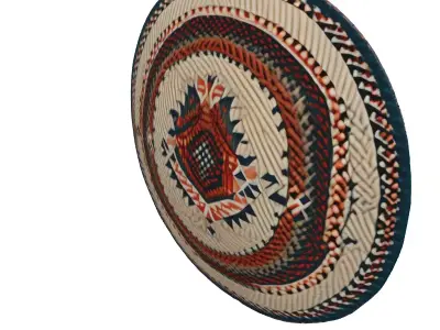 Woven Wall Decor Tribal Design Low-poly 3D model
