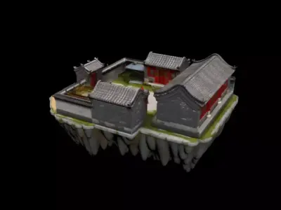 courtyard 3D model