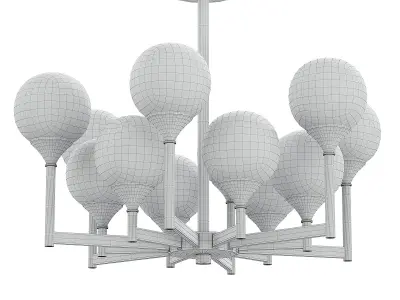  Chandelier Ball Valley Chandelier  3D model