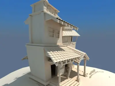 Funny House 3D model