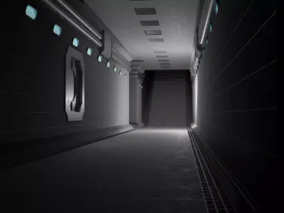 Make your own space station - Extended Average Low-poly 3D model