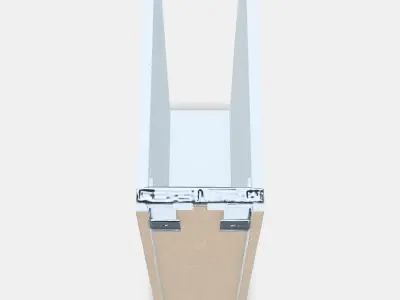 METOD Base cabinet frame 4 Low-poly 3D model
