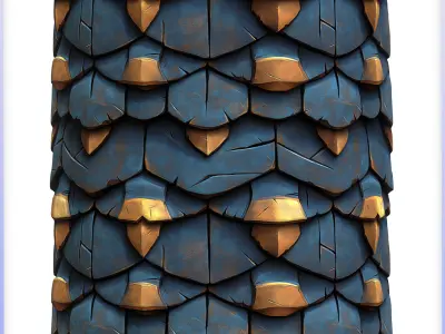 Stylized Roof Seamless Texture Texture 12