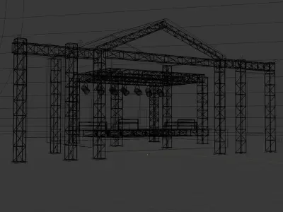 FESTIVAL MUSIC STAGE 3D model
