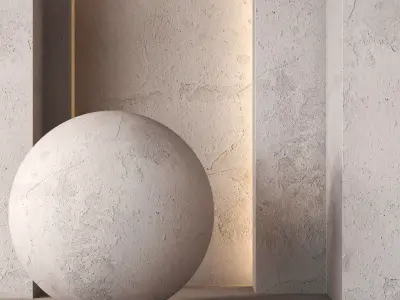 Grunge Plaster Texture 4K - Seamless Texture