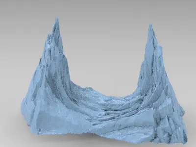 Sci fi Core crystal Shards  3D model