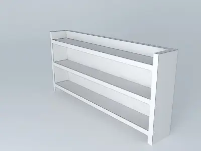 bookcase door-cd yellow Free 3D model