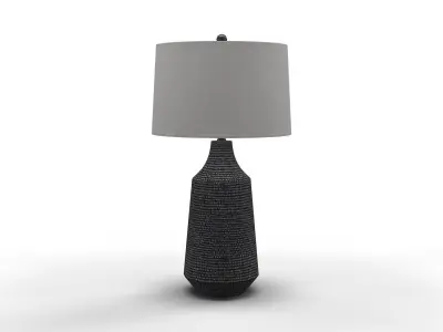 Rocco Hammered Jar Table Lamp 3D model