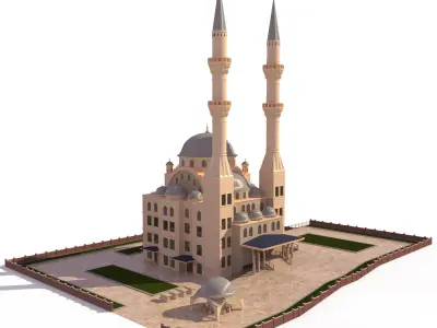 MOSQUE - HI RES 3D model