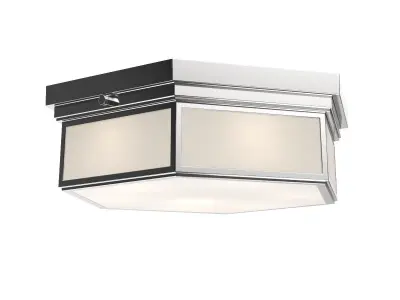 Berling Small Flush Mount 3D model