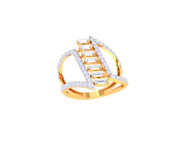 Women Ring Render 3dm STL OBJ FBX Details  3D print model 6