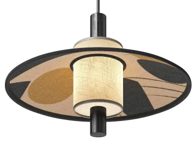 Forestier pendant lamps Thesee M S 3D model