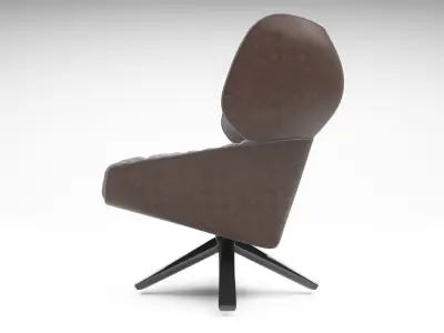 Tabano Chair 3D model - BeB Italia 3D model