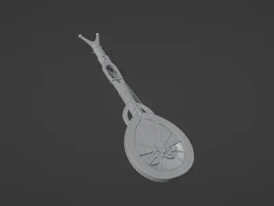 Cere Guitar One-Twelfth Scale 3D print model