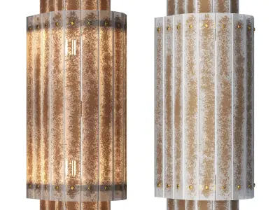 Cadence Large Tiered Sconce 3D model