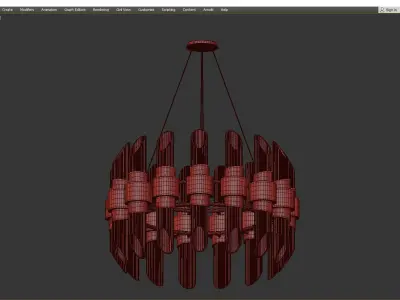 Tycho Round Low-poly 3D model