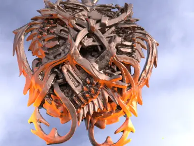 Serpent Stone rock collection 3D model