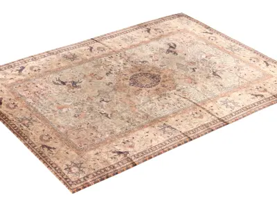 Carpets vintage turkish vol 04 3D model