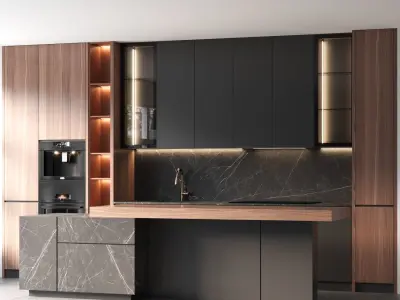 Kitchen Design 09 3D model