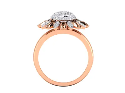 Women Ring Render 3dm STL MTL SLC JCD OBJ FBX Details 3D print model 12
