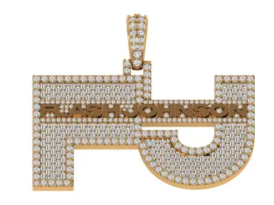 Costume HipHop Pendant 3D print model