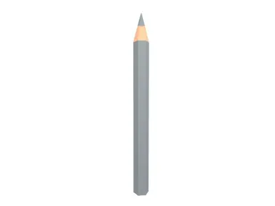 Colored Pencils v1 015 Low-poly 3D model