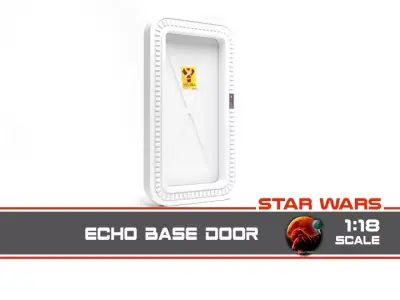 Echo base Door 1-18 scale Kenner Hasbro 3D print model