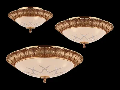 98311 Osgona Collection of Retro Ceiling Lamps 3D Model Pack