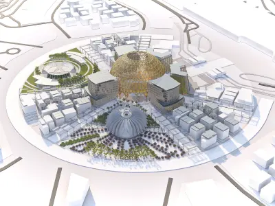 3D Expo 2021 Dubai UAE 3D model