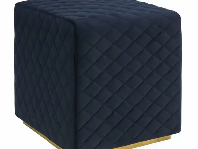 Wasson Cube Ottoman 3D model