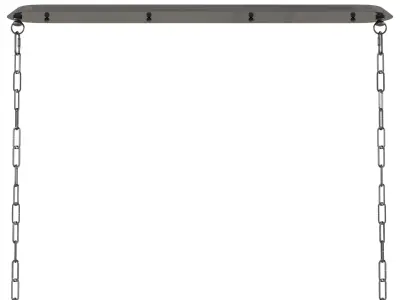 Shelton Linear Chandelier 3D model