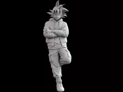 Street Dragonball 3D Printable Figures 3D print model