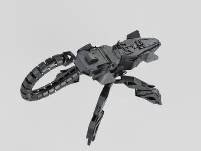 mech robot scorpio scifi automatic  3D model