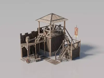 Nordic House 3 3D model