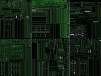 Doors Collection - 101 pieces Low-poly 3D model