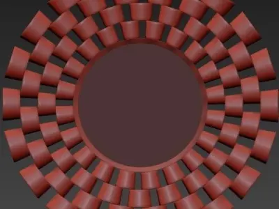 Wall mirror 11 3D model