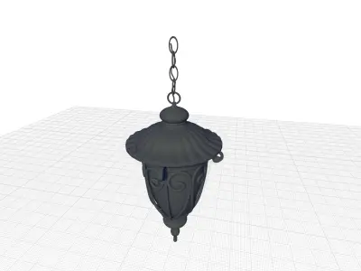 Grandstaff Outdoor Hanging Lantern 3D model purchase