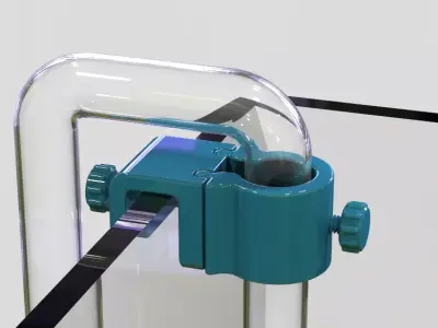 Aquarium Pipe Clip 30mm 3D print model