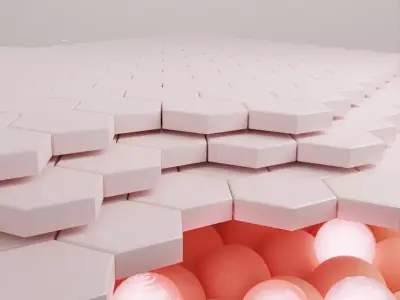 Skin Surface Visual Illustration Includes Lighting Setup 3D model