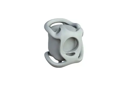 SciFi Shape Object Low Poly Low-poly 3D model