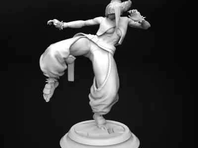 street fighter 6 Juri Han  3D print model