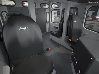  Eastside Emergency Response Fire Engine Red Rigged 