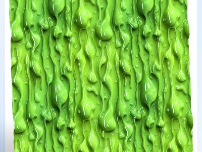 Stylized Slime Seamless Texture Texture